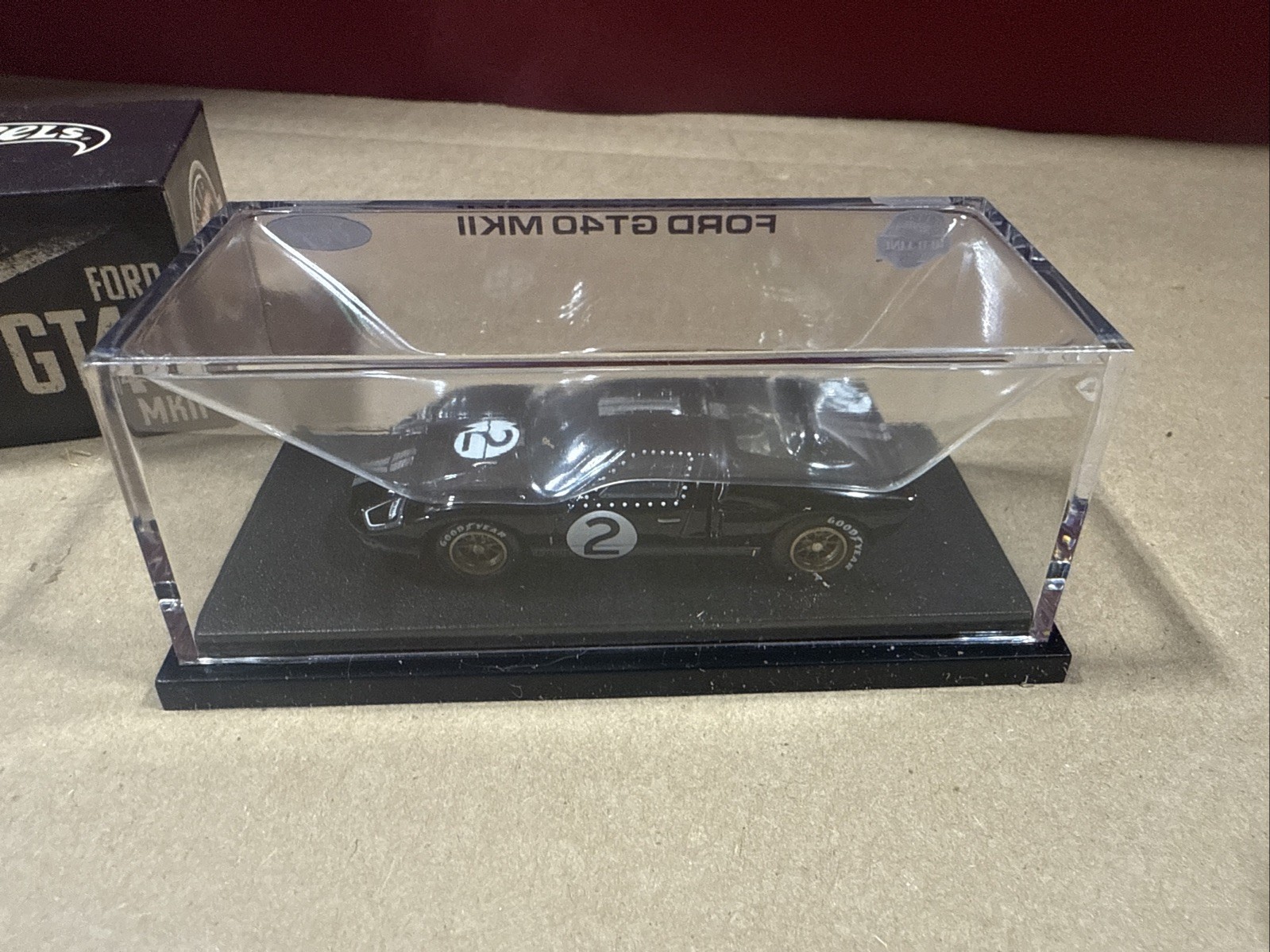 Hot Wheels Collectors RLC Ford GT40 MKII Black Red Line Club RARE 2025 NEW
