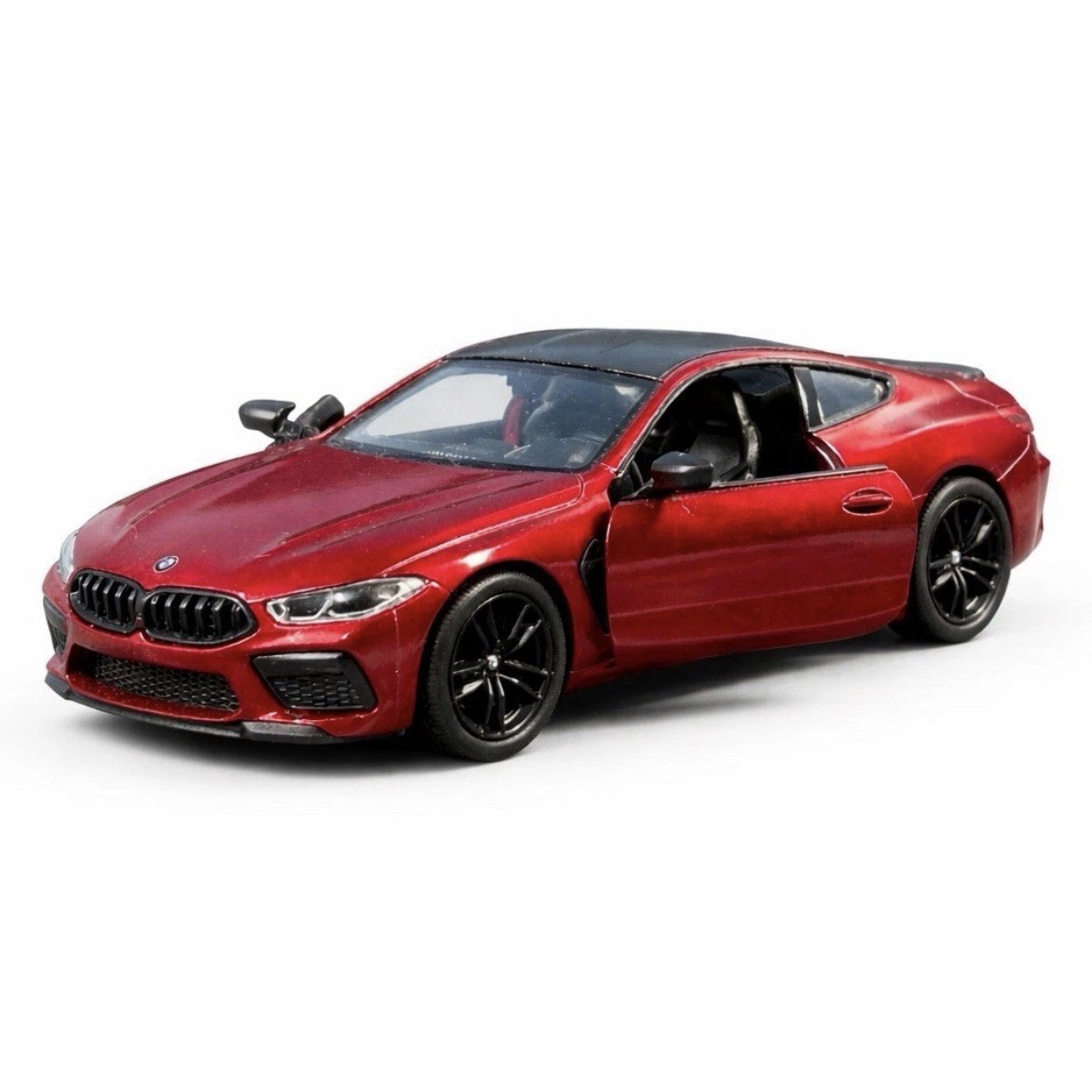 BMW M8 Competition 1:36 Scale 5″ Die Cast Model w/Pullback Action (Red) (NO BOX)