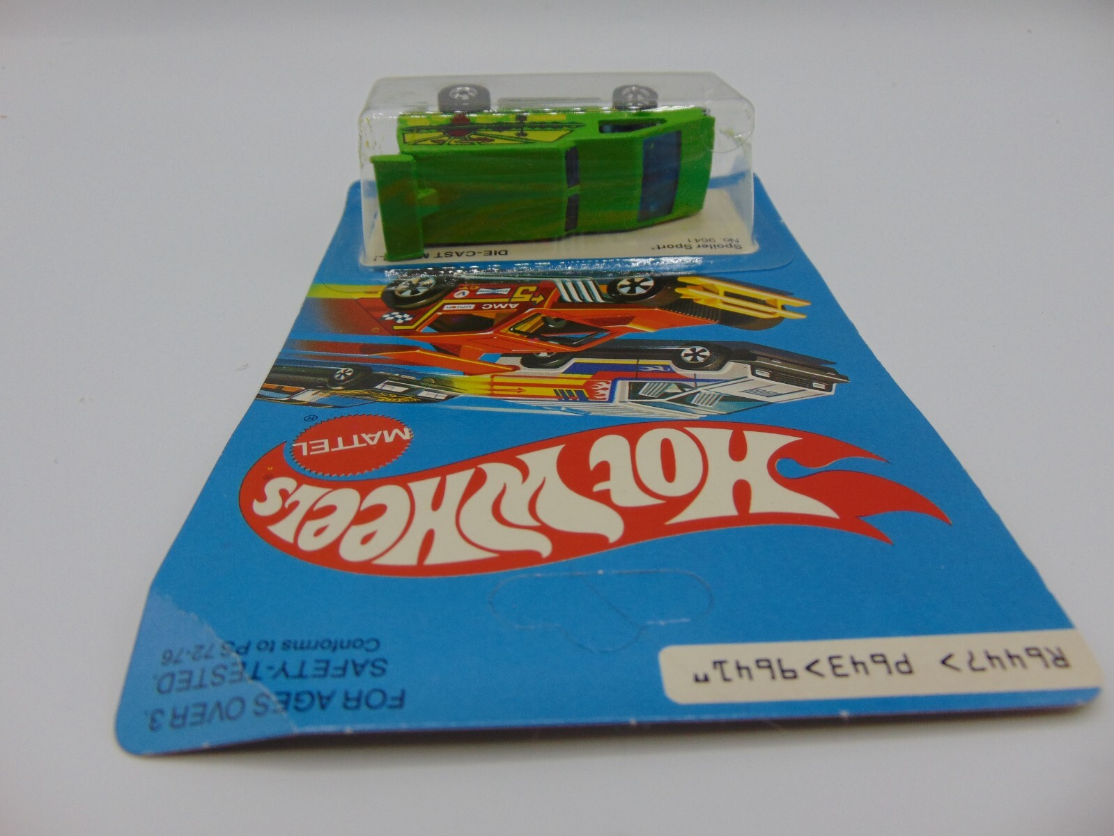 Vintage 1979 Hot Wheels Spoiler Sport Green Van #9641 Hong Kong Made Variation 4