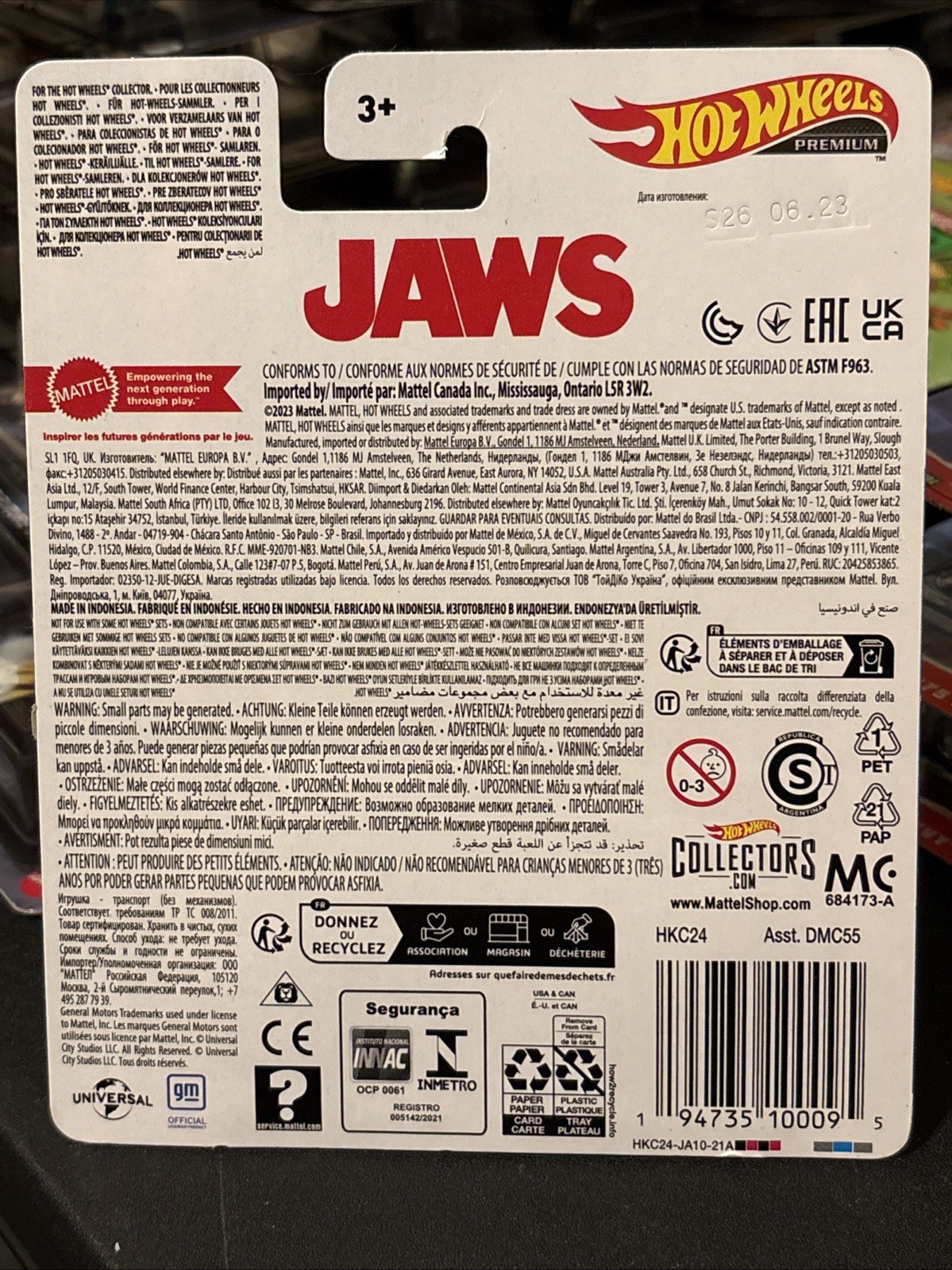 Hot Wheels Real Riders Premium Pop Culture Jaws ‘75 Chevy Blazer Custom