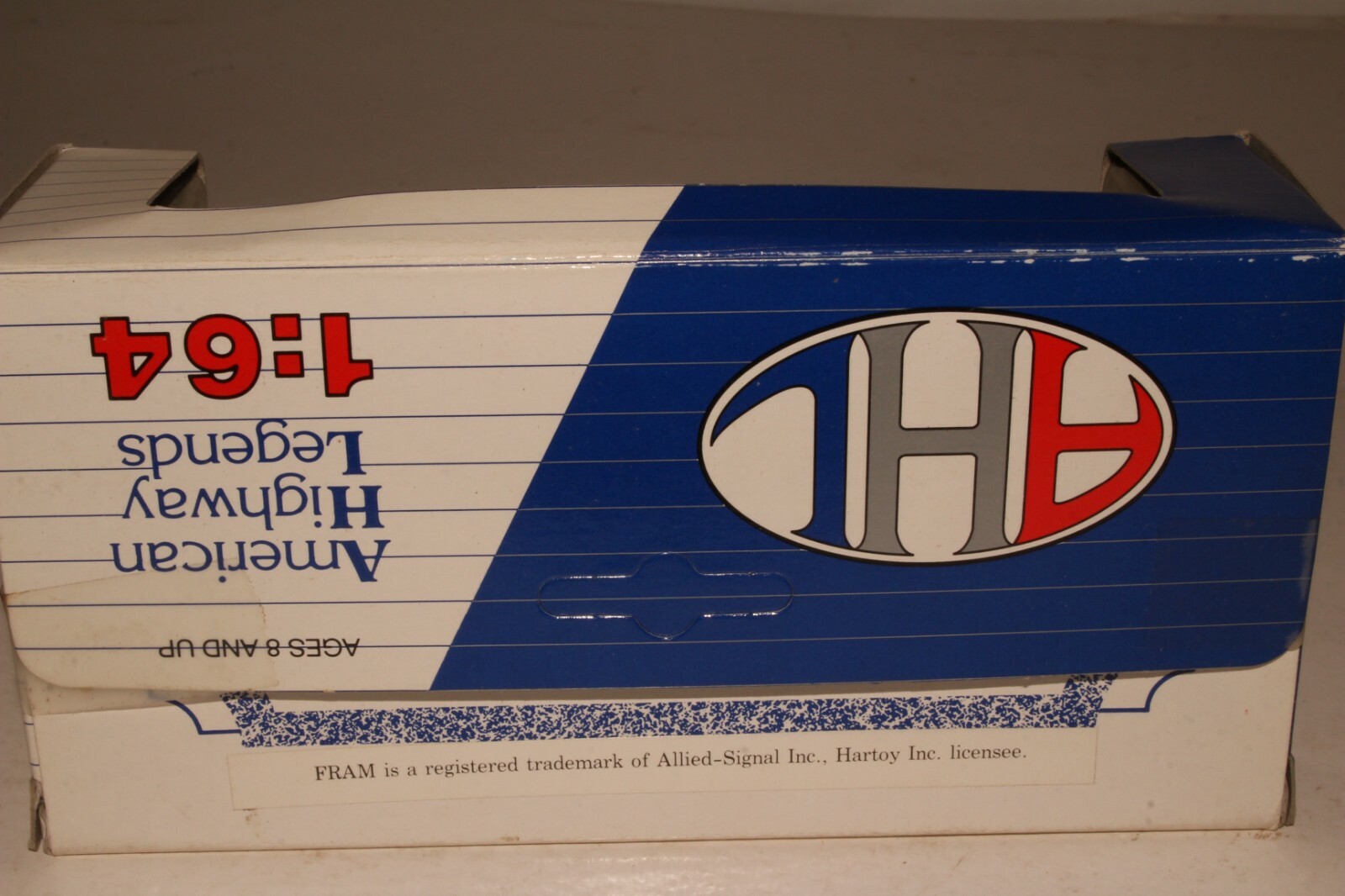 AHL 1950’s Mack CJ Fram Oil Filters Stake Truck, 1:64 Scale
