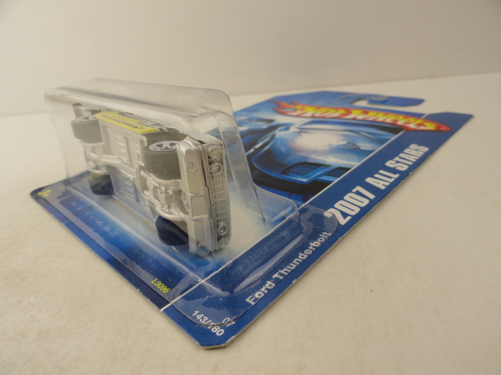 2007 Hot Wheels All Stars #143 Ford Thunderbolt (White)