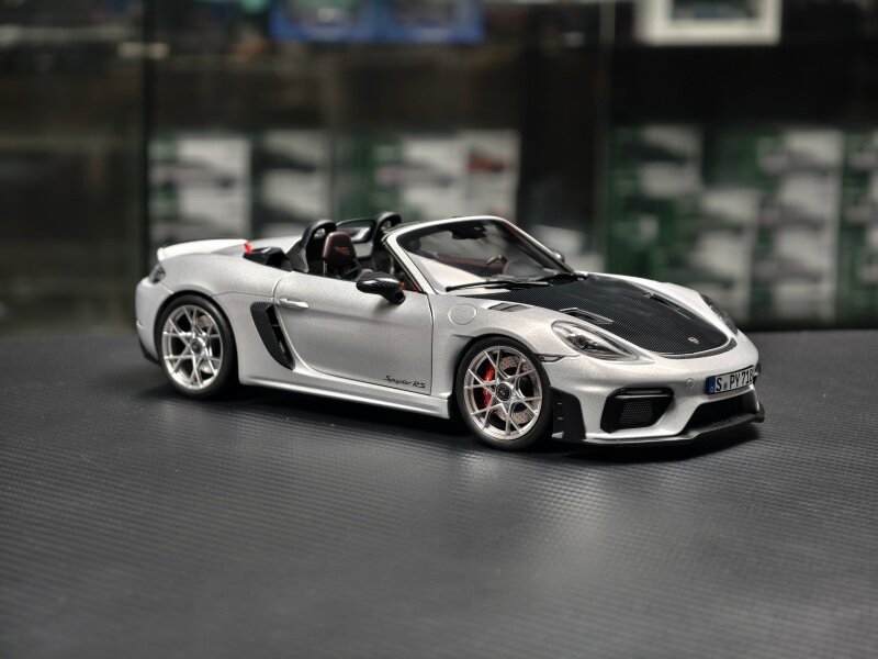 NOREV 1:18 Porsche 718 Spyder RS 2023 Convertible Car Model