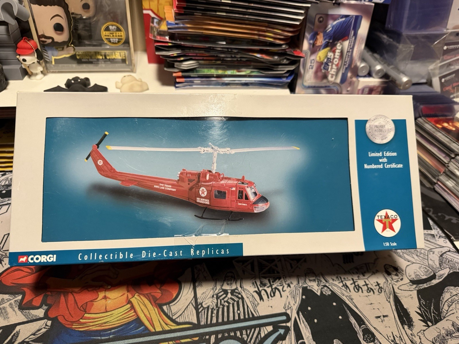 Corgi Huey Iroquois Helicopter Texas Pipeline Texaco 1:50 Limited Ed.