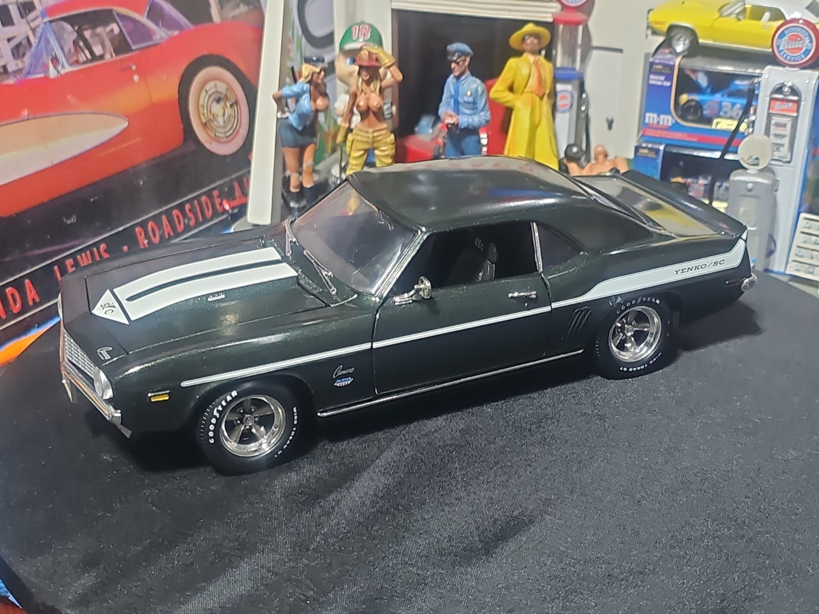VINTAGE ERTL SUPERCAR YENKO 427 CAMARO SYC Fathom Green Limited Edition