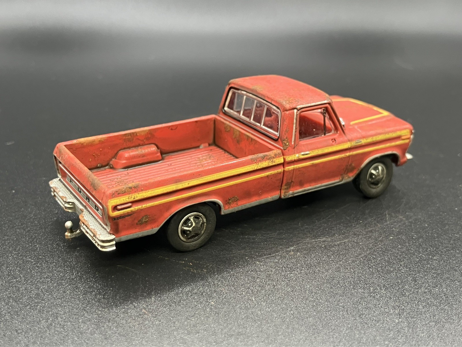 1978 Ford F-150 Ranger Truck Weathered Rusty Barn Find 1/64 Diecast Custom