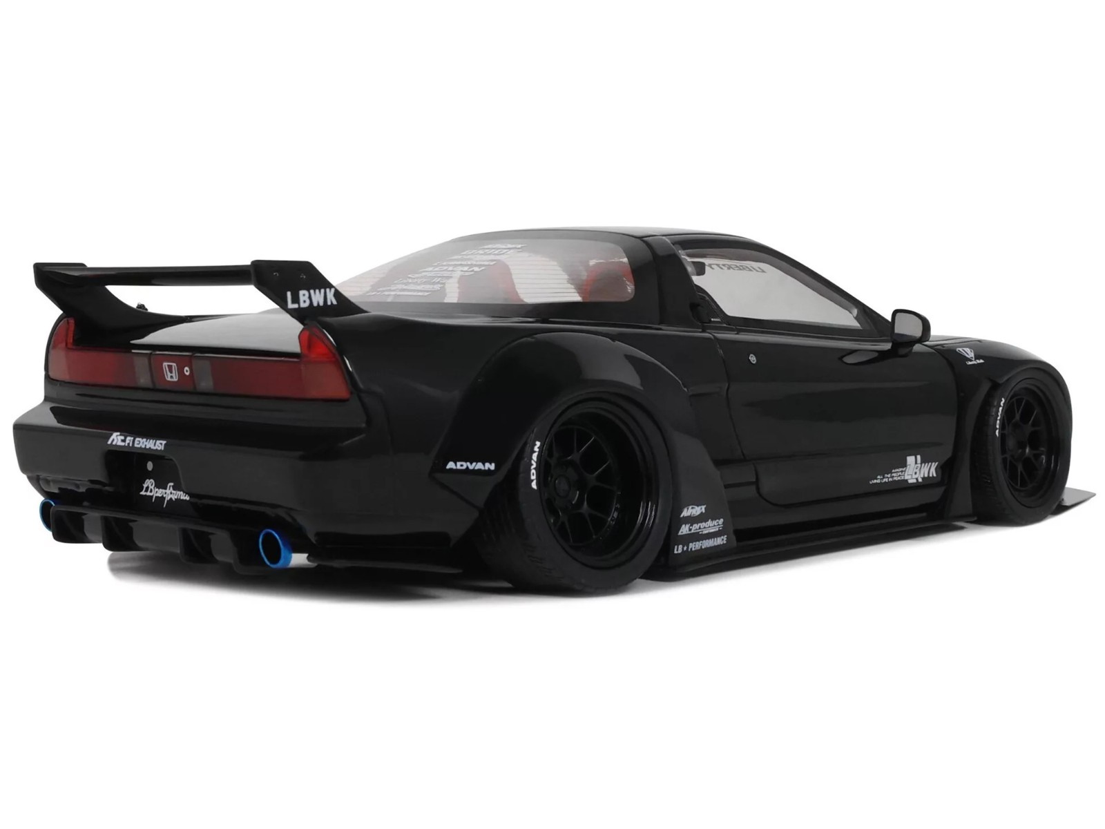 2020 HONDA NSX (NA1) LB-WORKS BLACK 1/18 MODEL CAR BY OTTO MOBILE OT1211