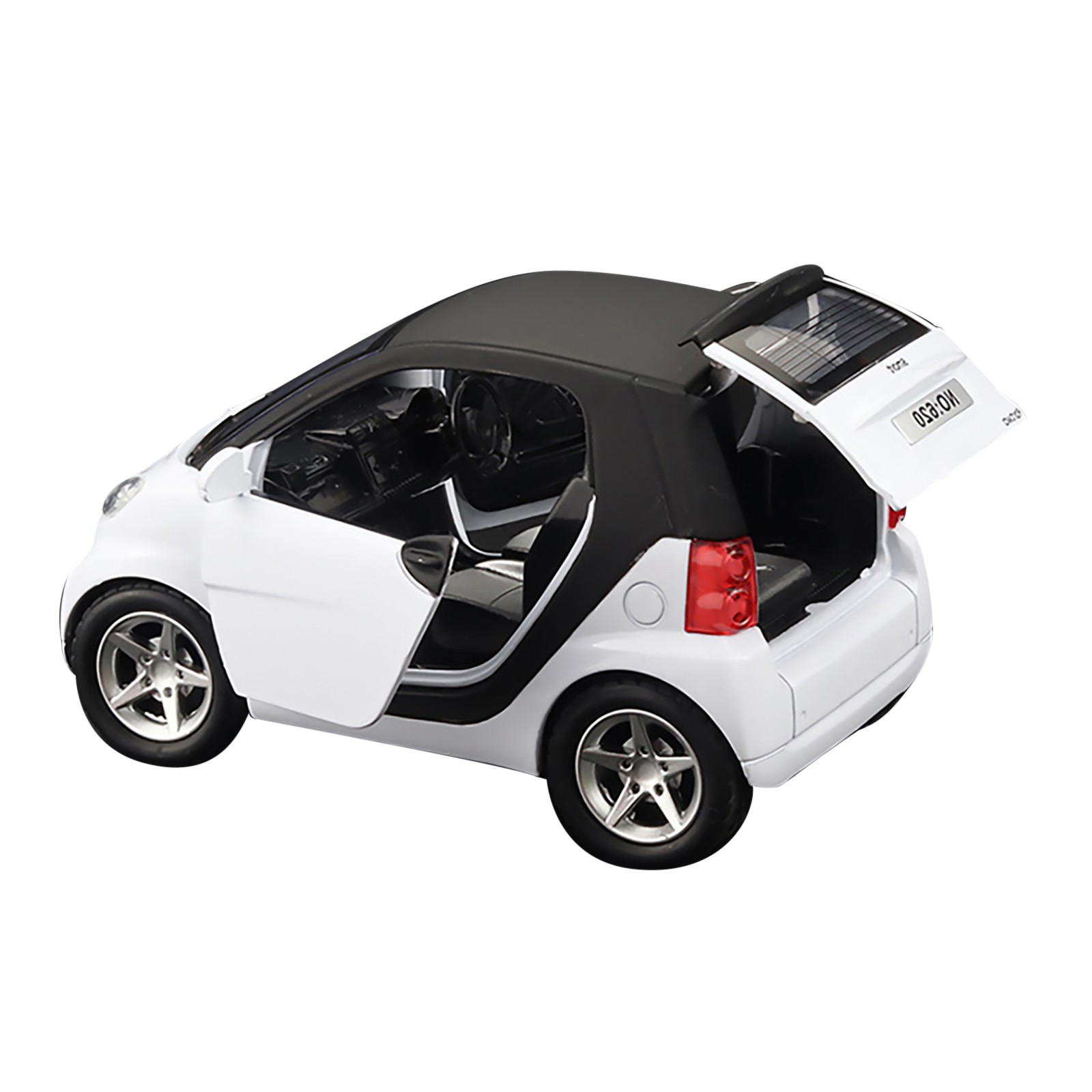 1:32 Car Model Diecast Toy Vehicle Collection Kids Pull Back For Smart ForTwo