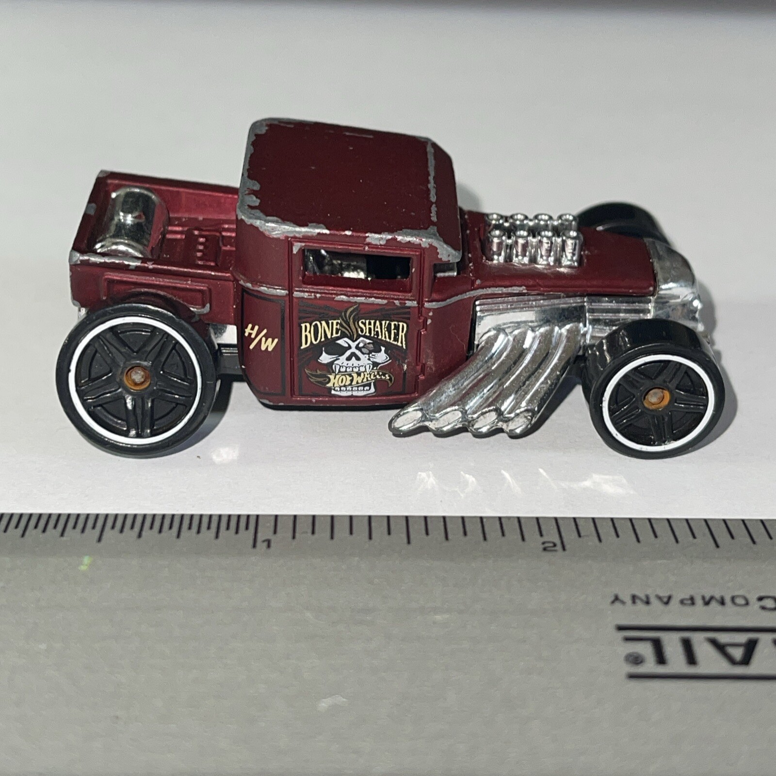 Hot Wheels Bone Shaker,from Dream Garage, Matte Metalic Red,2020