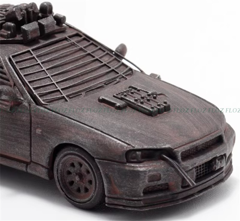 1:64 Stance Hunters Nissan Skyline GTR BNR34 Mad Max Apocalypse Distressed LTD
