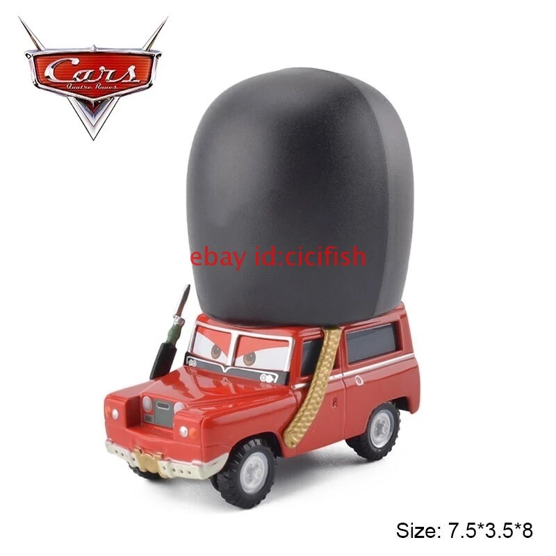 Disney Pixar Cars London Buckingham The Queen Diecast Kid Toy Mattel US New