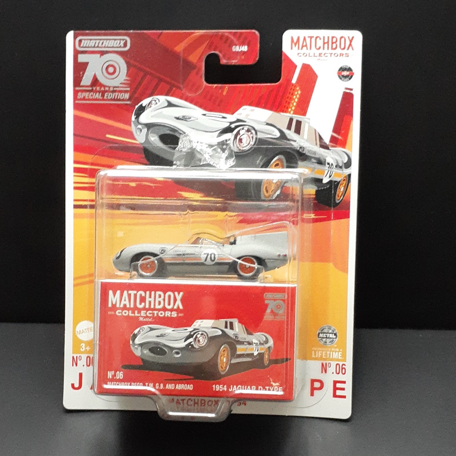 Matchbox Collectors 70 Years 1954 Jaguar D-Type 1:64 Diecast GBJ48 Unopened