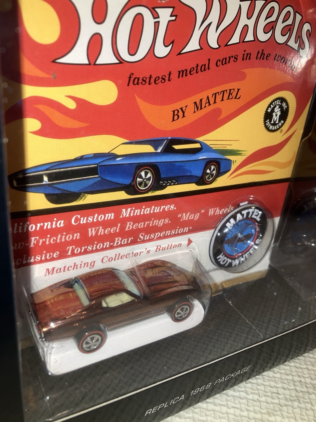 Hot Wheels Redline CUSTOM CORVETTE, Mint In Box, RLC Original 16, 2/6000 SWEET!