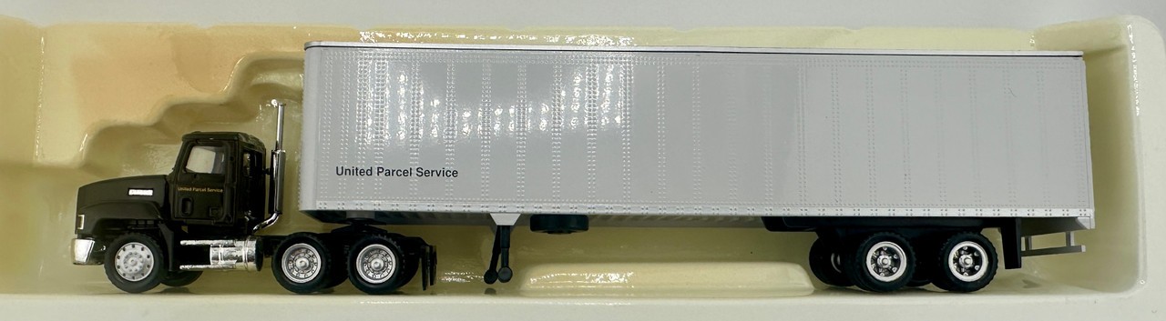 HO 1:87 Promotex Mack CH-613 DC w/45′ Day Van Trailer – UPS UNITED PARCEL S…