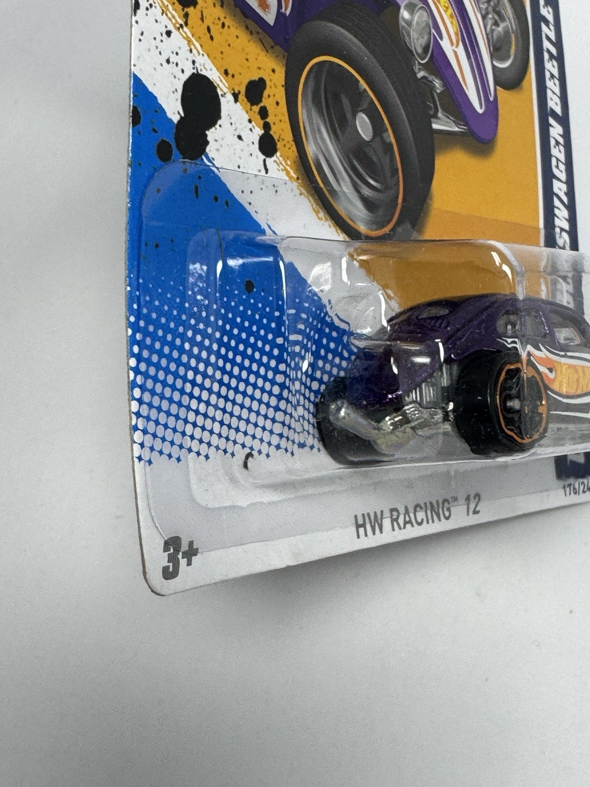 2012 Hot Wheels 176/247 HW Racing Custom Volkswagen Beetle 6/10 (B3)