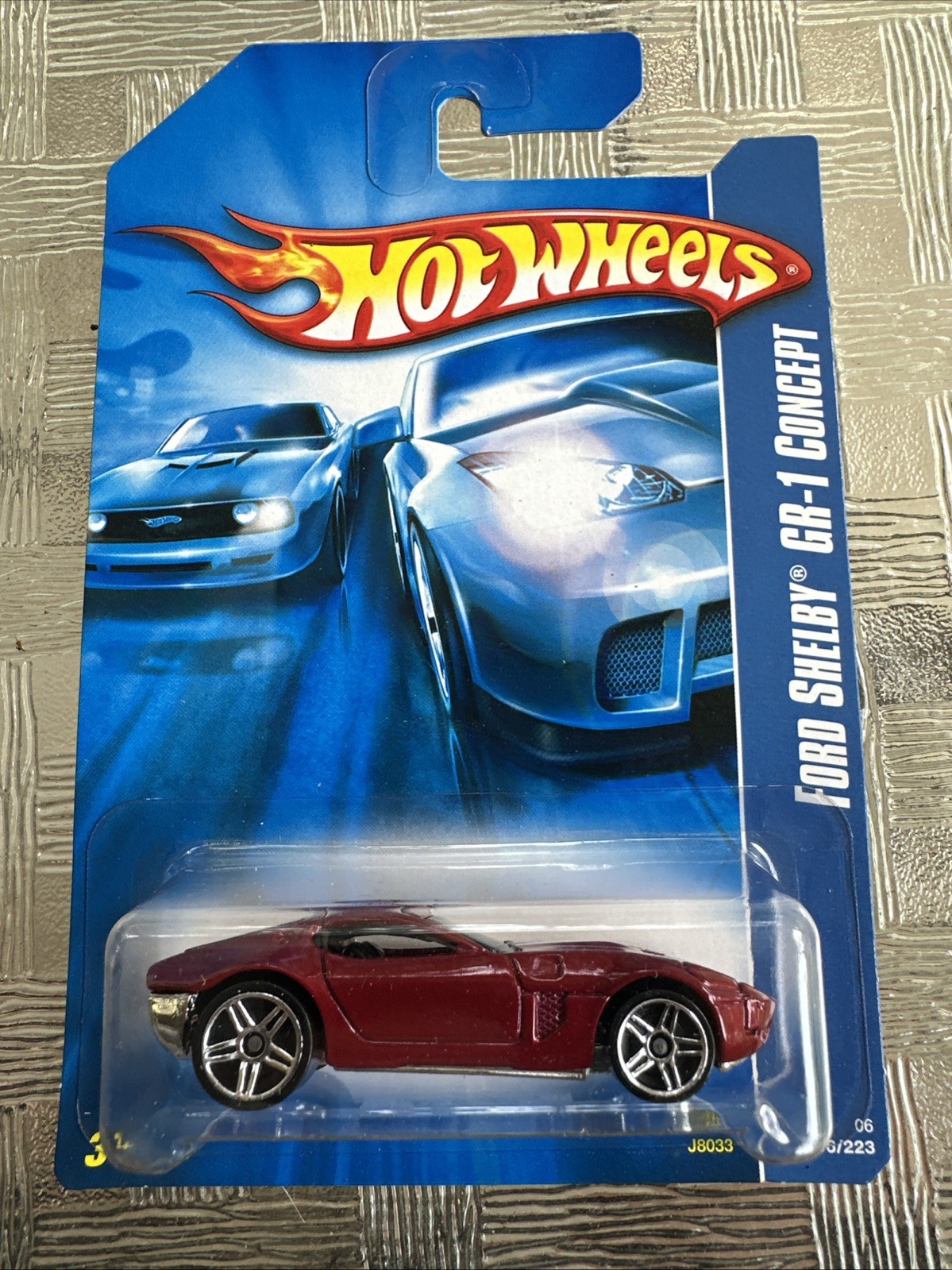 Hot Wheels Ford Shelby GR-1 Concept Black & Red & ERROR Black Wheel Version!