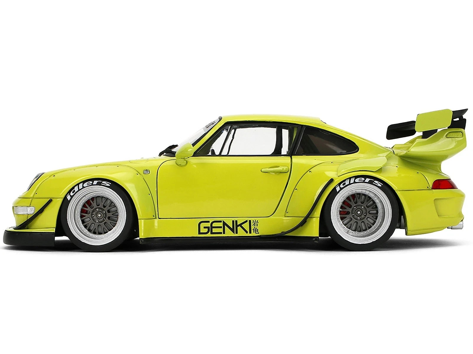 JADA PINK SLIPS PORSCHE RAUH WELT BEGRIFF RWB GENKI 1/18 LIME GREEN 36472
