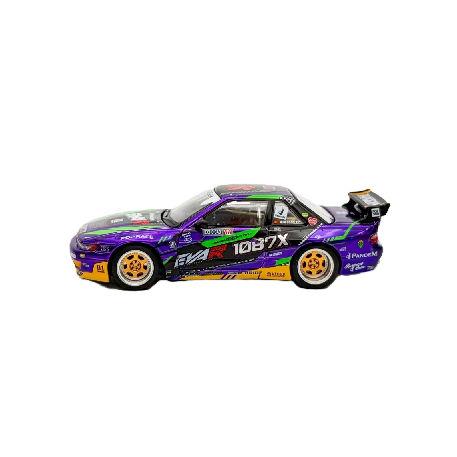 Pop Race Xcartoys 1:64 Nissan EVA RT Test Type-01 1087X Pandem S13 APAxpo 2025