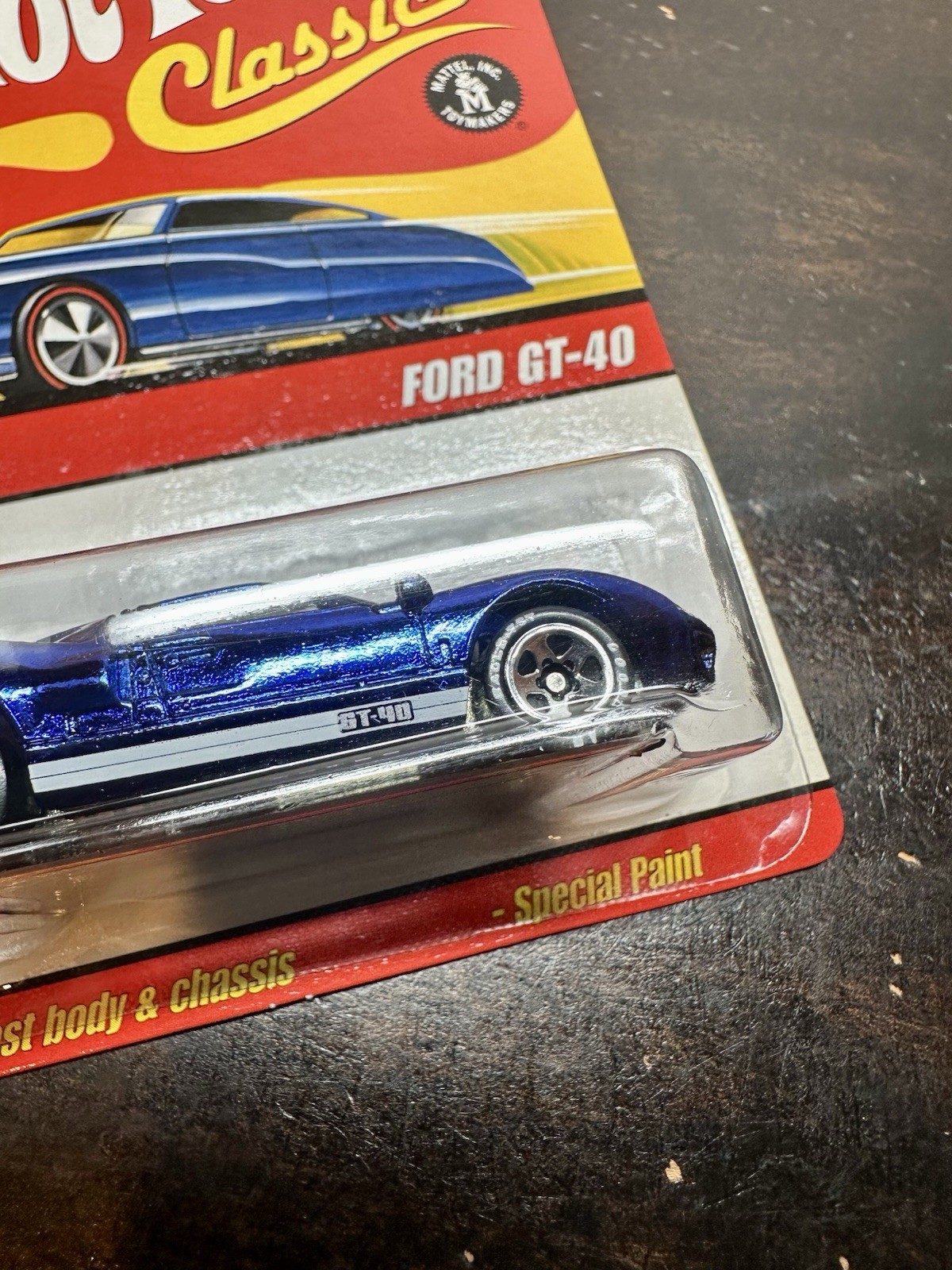 Hot Wheels Classics Series 2 Ford GT-40 Dark Blue