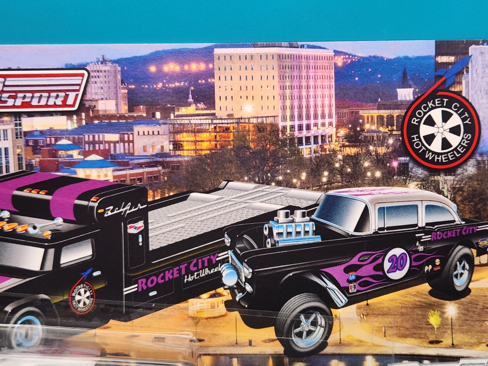 Rocket City Hotwheelers ’55 Chevy Bel Air Gasser/Retro Rig *Member’s Only Club*