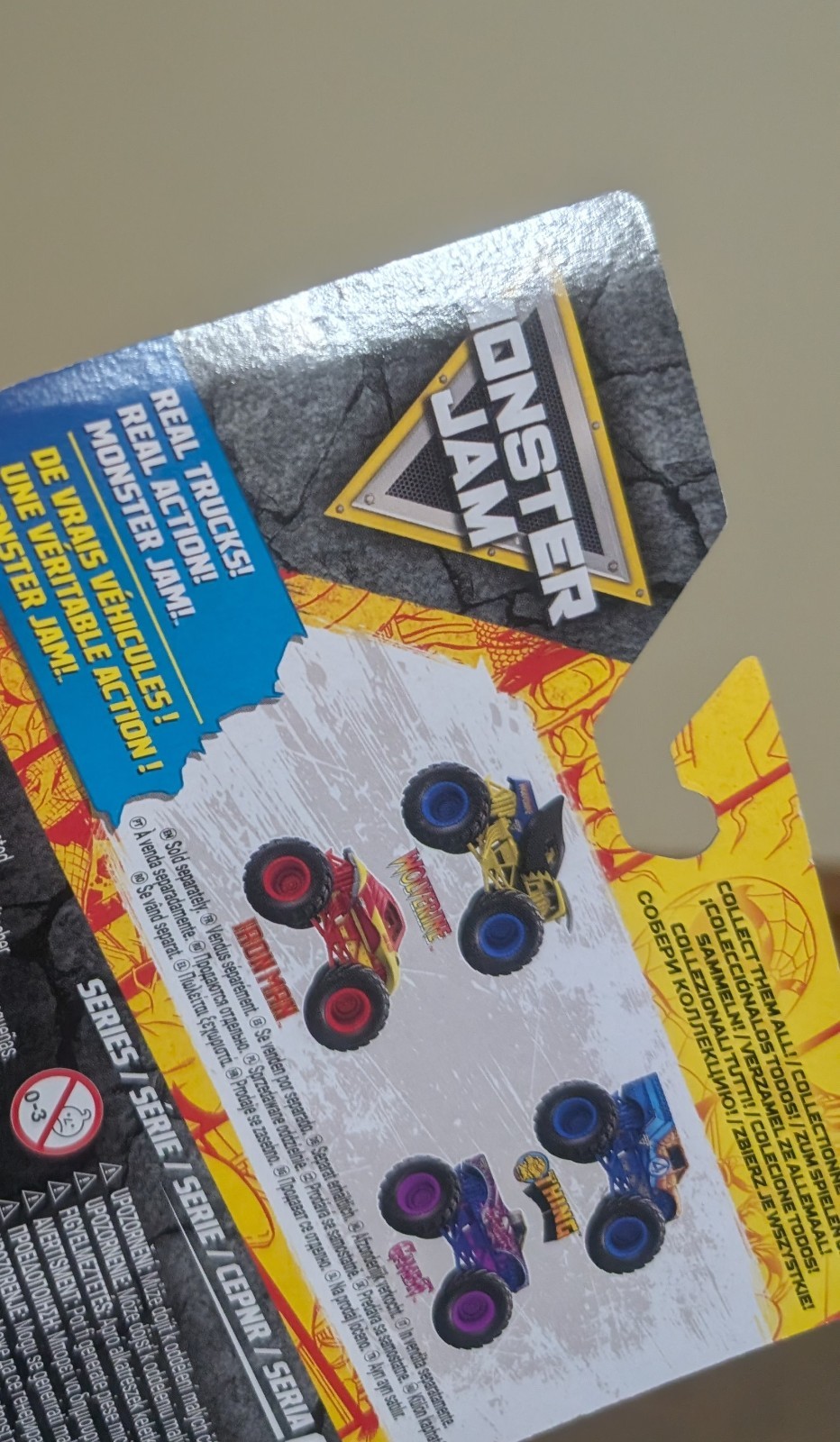 2026 SPIN MASTER MONSTER JAM “THE THING” 1/64. (NOTE CARD)
