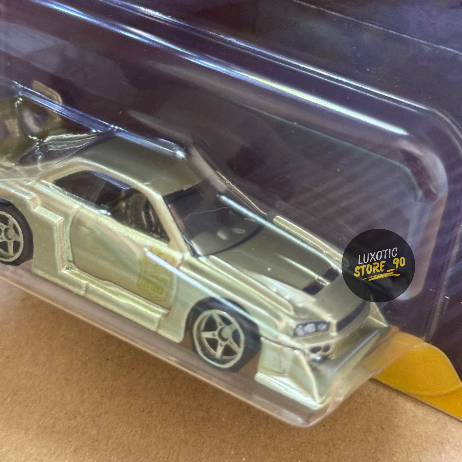 Hot Wheels Aero Styles Gold LBWK LB-ER34 Super Silhouette Custom CHASE Diecast