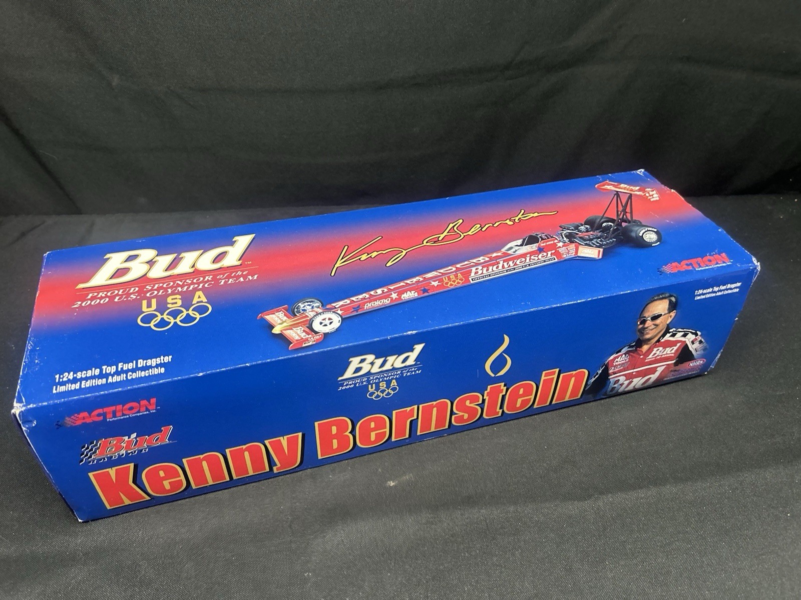 Kenny Bernstein Budweiser US Olympic Team NHRA Top Fuel Dragster 1/24 Diecast