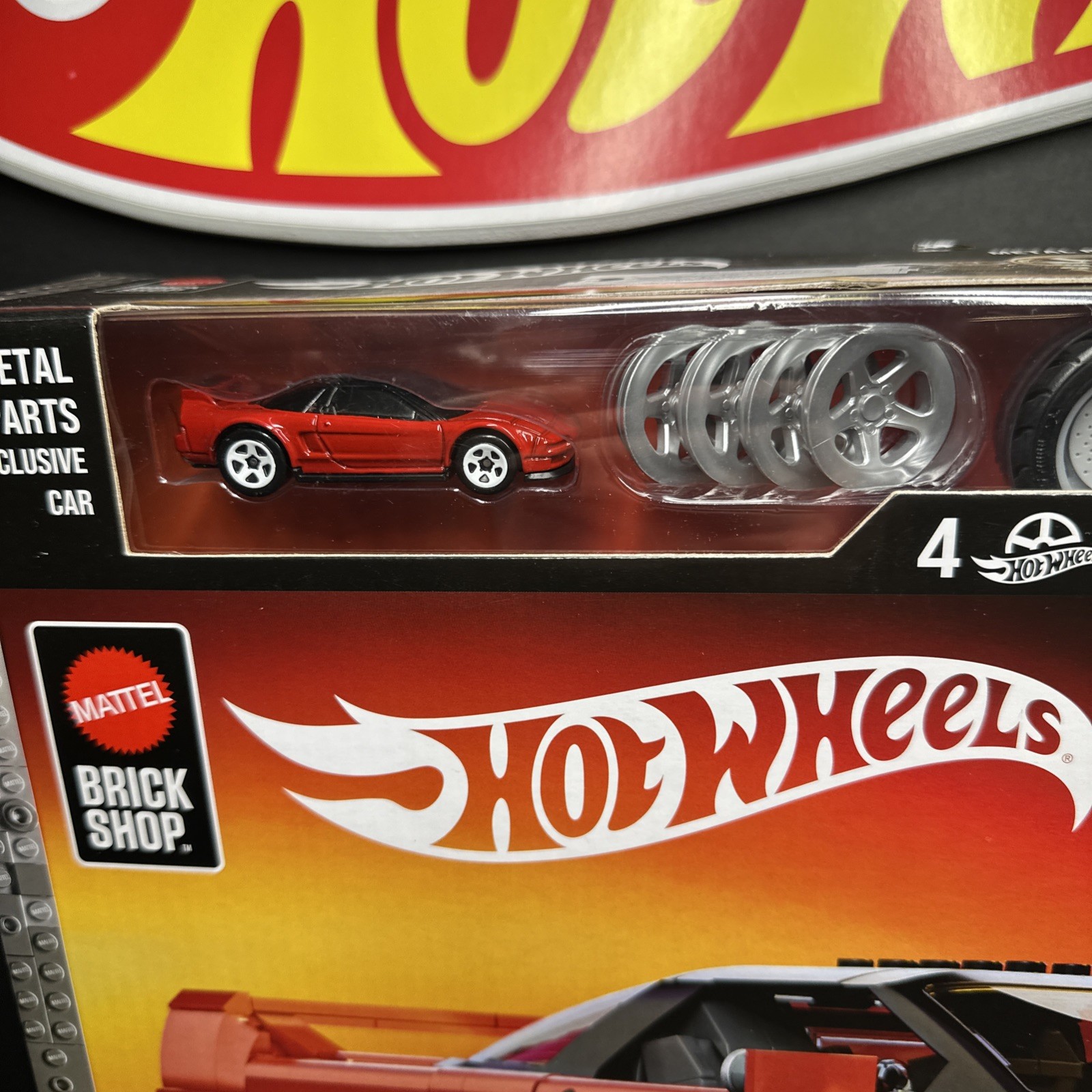 Mattel Brick Shop Hot Wheels Elite Series ’90 Acura NSX Te37 Lego Diecast SEALED