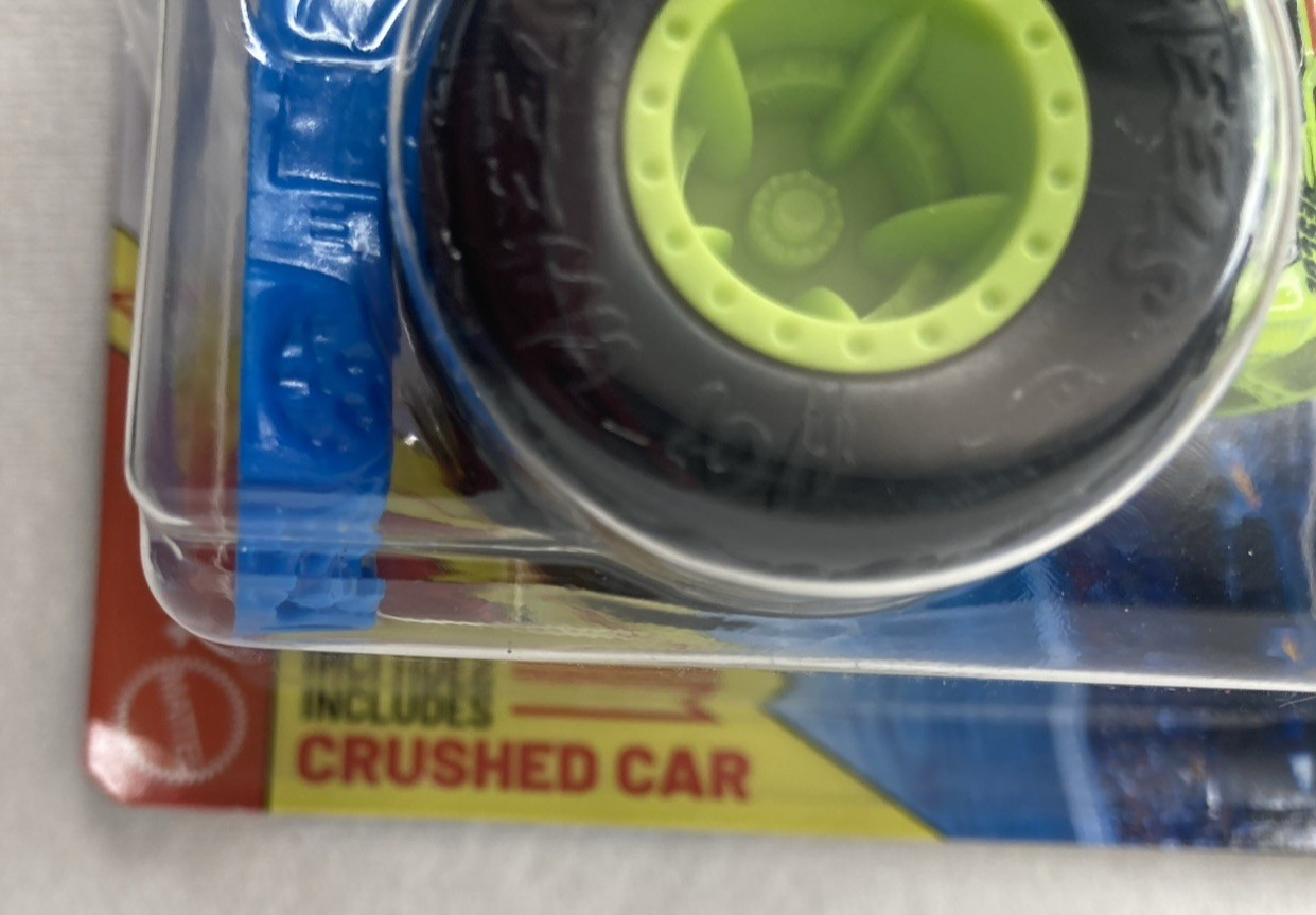 Mattel Monster truck – Hw 5 Alarm diecast truck 1:64 scale lime green color