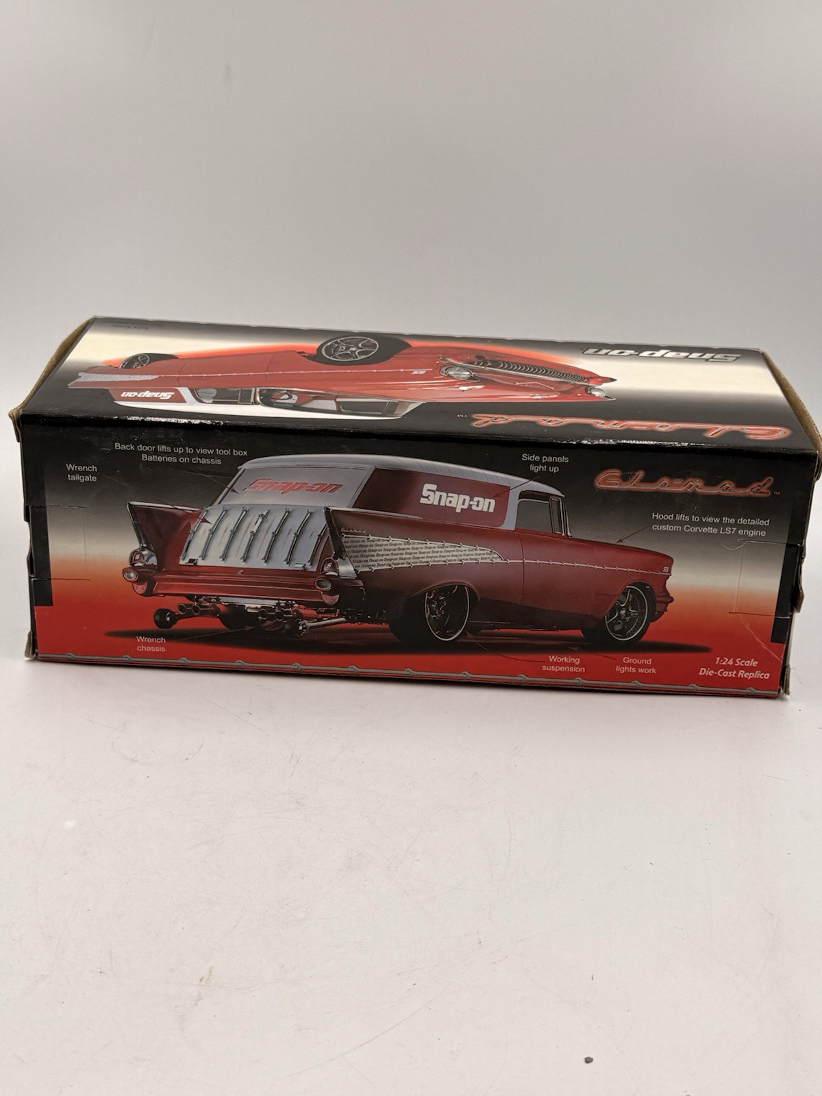 Glomad Snap On 1957 Chevy 1:24 Scale Die Cast Custom Replica 2008 RARE NICE