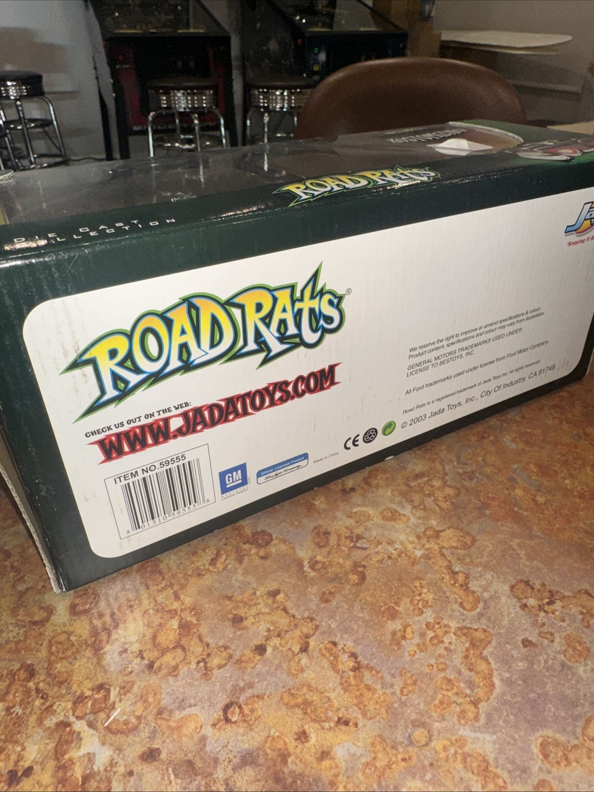 2003 Jada Road Rats 1953 Cadillac Series 62 1:24 Die Cast w/Extra Wheels NOS