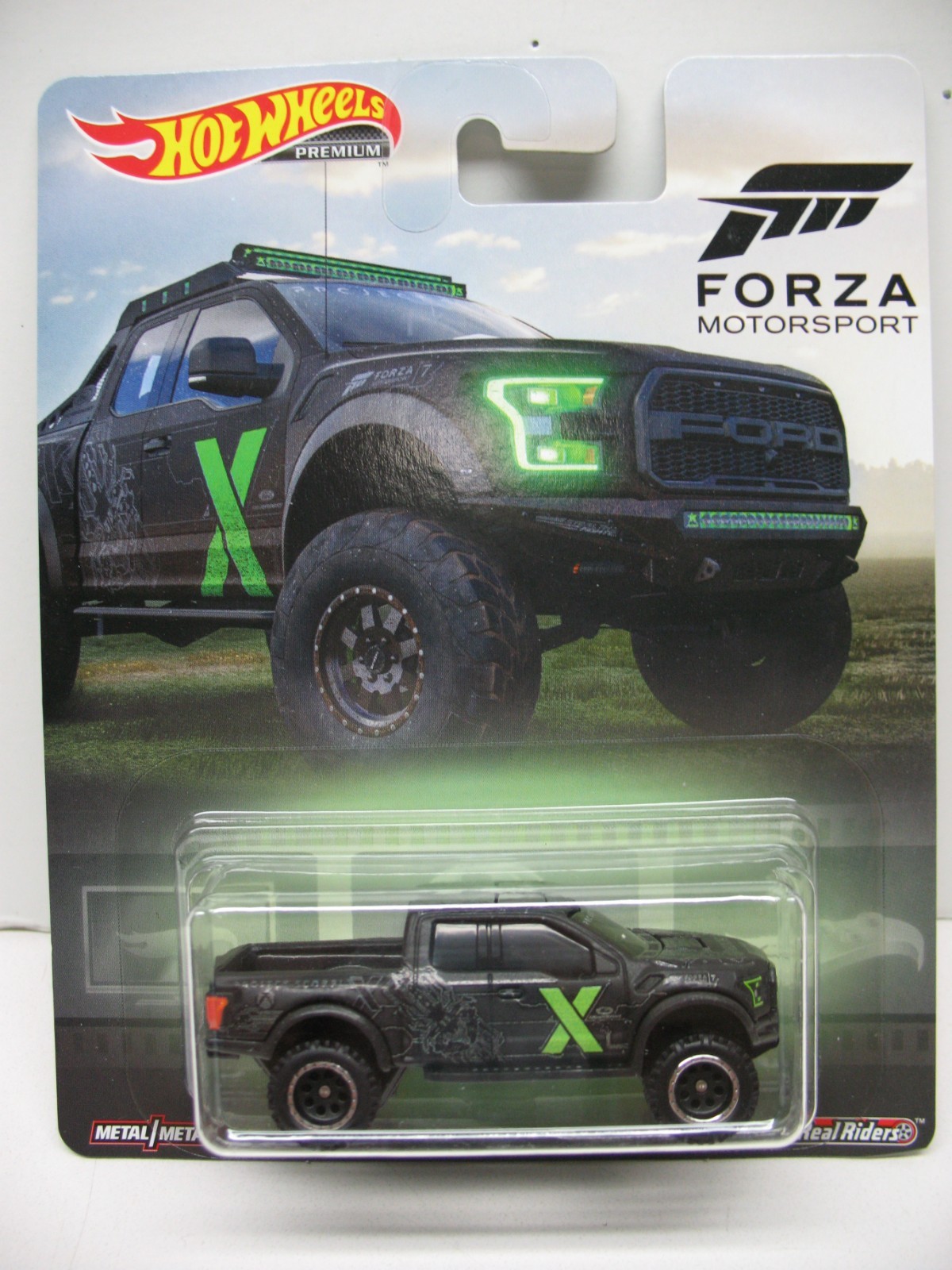 Hot Wheels Premium Forza Motorsport ’17 Ford F-150 Raptor Real Riders