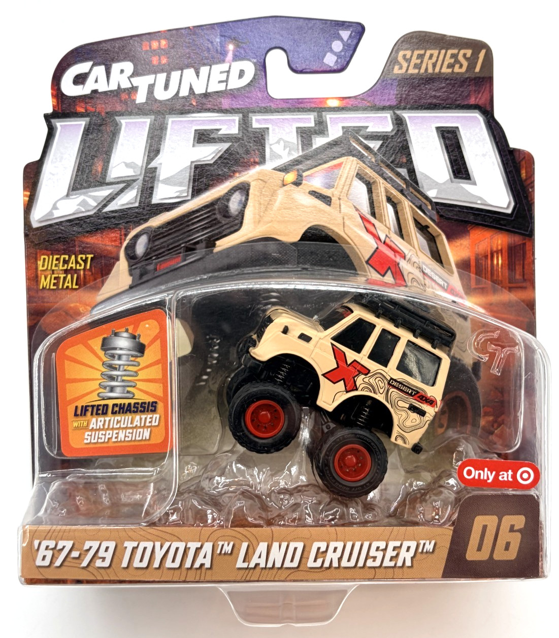 MGA Car Tuned LIFTED ’67-79 Toyota Land Cruiser Series 1 Die Cast 1:64