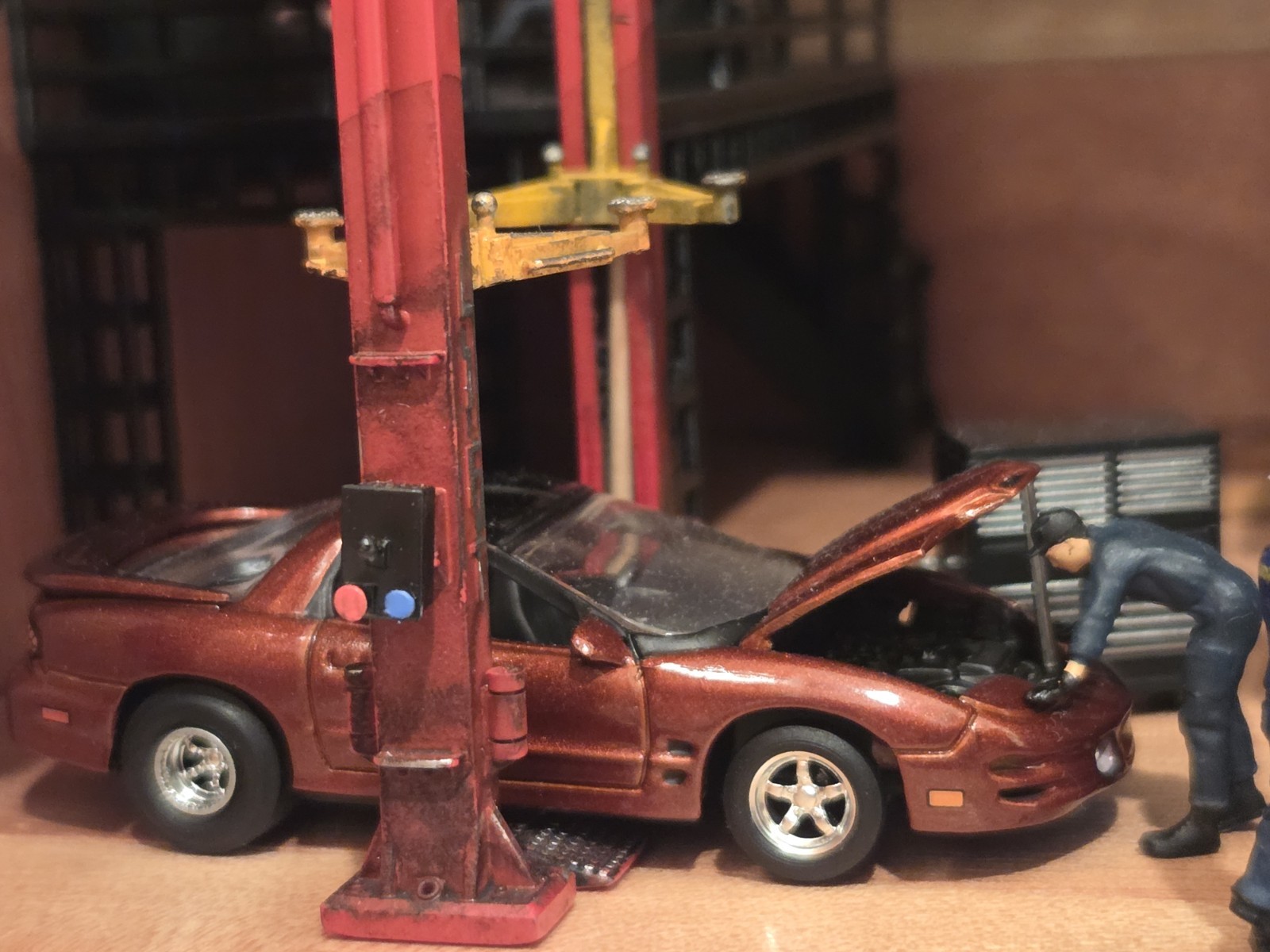 1/64-1998-2002 Pontiac Firebird Trans Am Ram Air Dark Copper PRO STREET CUSTOM