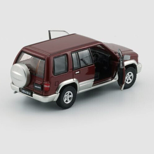 BM Creations 1998-2002 Isuzu Trooper / Big Horn Dark – Red -RHD 1:64 Car 64B0336