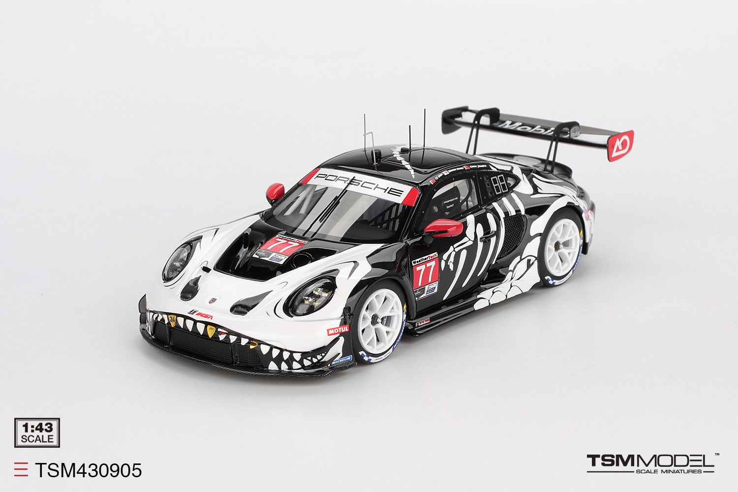 TSM-Model Porsche 911 GT3 R – AO Racing – 2025 Petit Le Mans 1:43 Car TSM430905