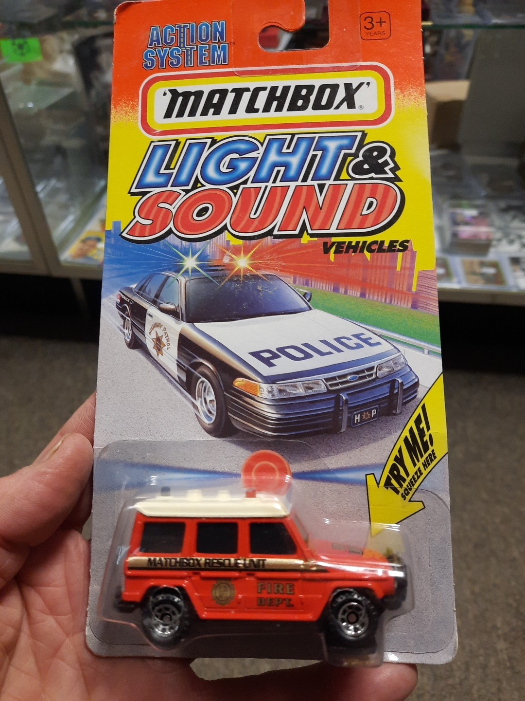 3 Car Lot Matchbox Light And Sound Vehicles EMS Fire Department Rescue Police