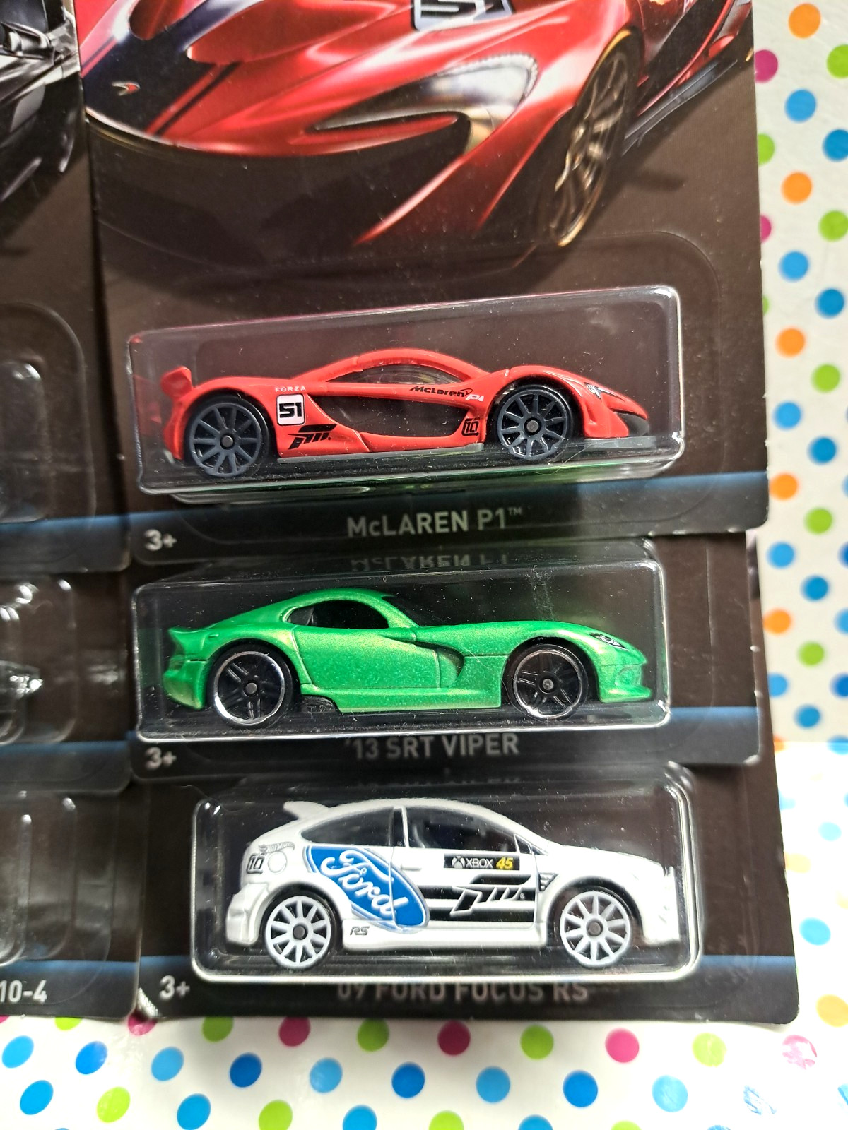 HOT WHEELS 2017 FORZA MOTORSPORT SET OF 6 CARS NEW