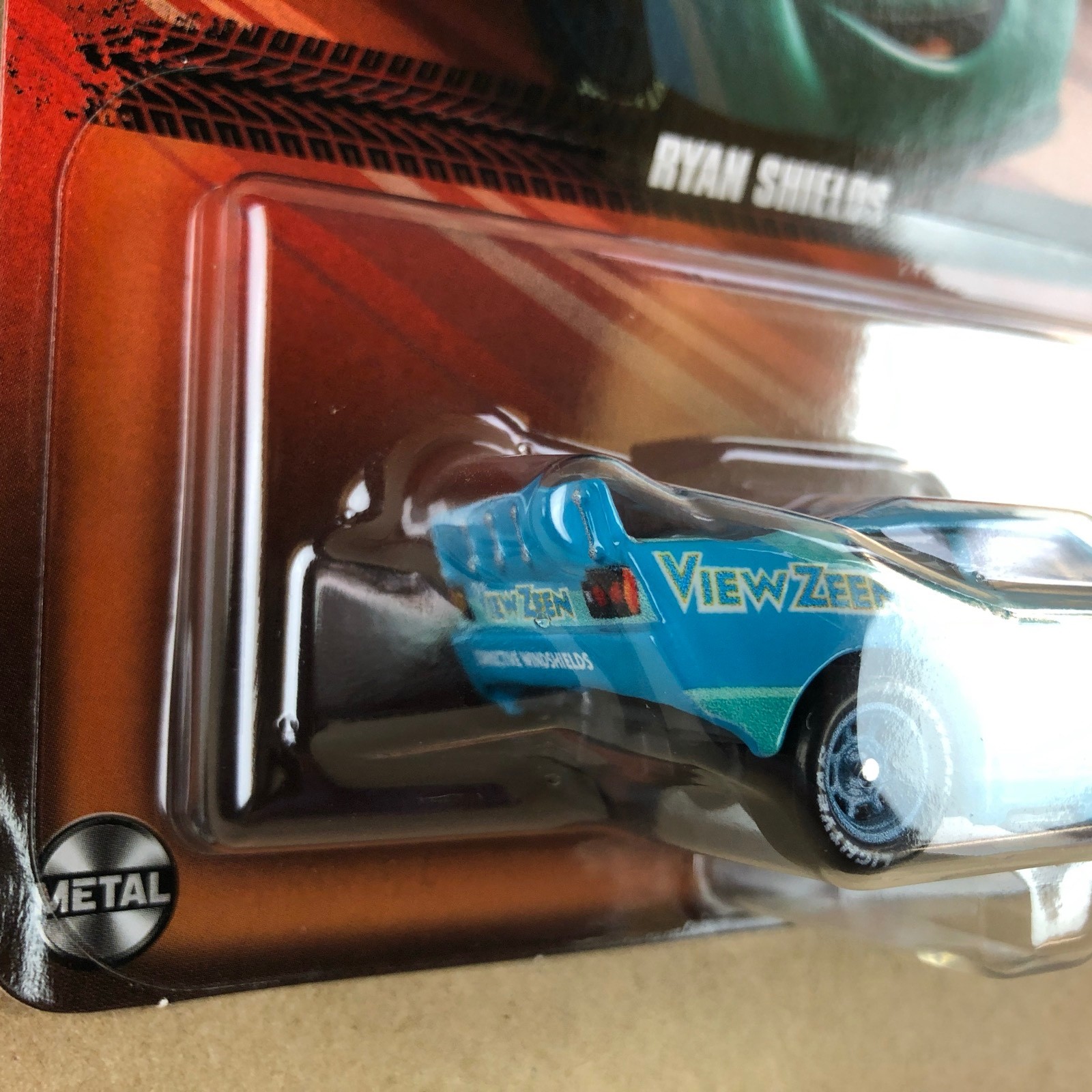 Disney Pixar Cars Ryan Shields #39 Blue 1:55 Scale Diecast 2024 Mattel Car Toy
