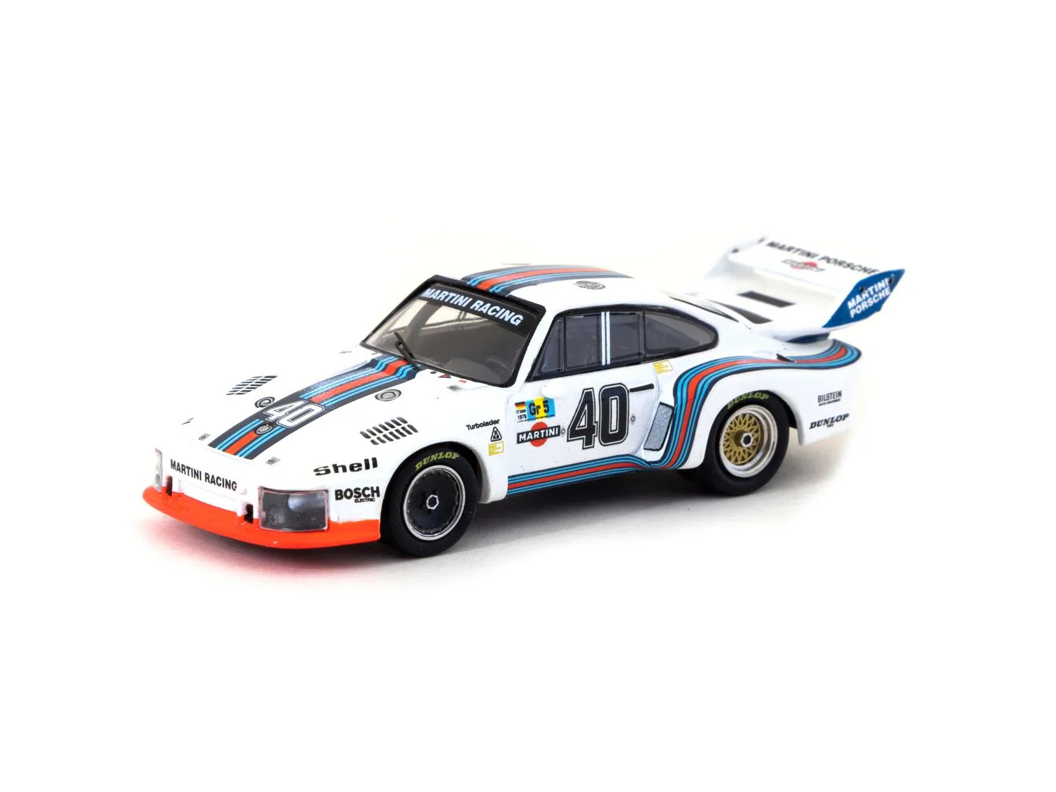 1:64 1976 Le Mans 24h — #40 Martini Porsche 935/76 — Tarmac Works x Minichamps