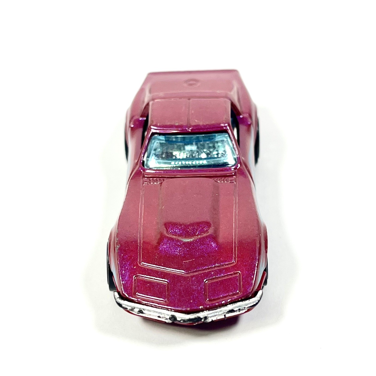 Hot Wheels 69 Corvette Pearl Purple Blue Flames HW Workshop Heat Fleet Loose