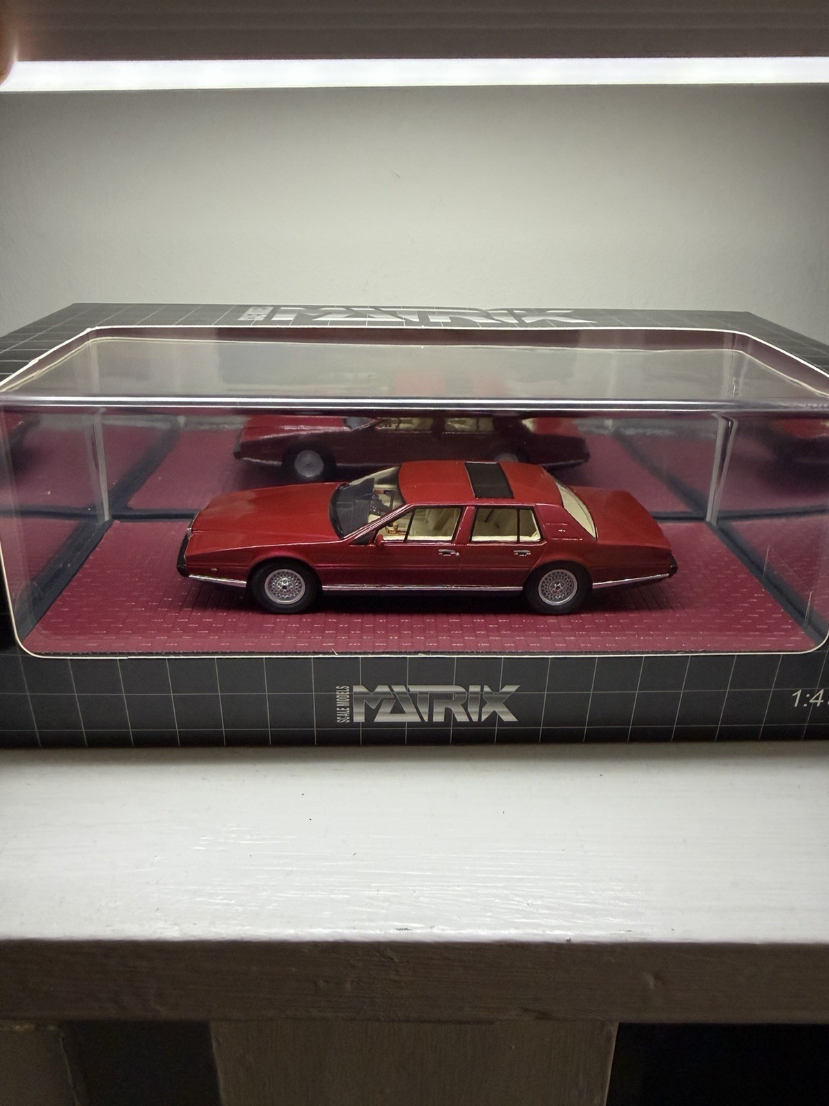 Matrix 1:43 Aston Martin Lagonda Series I (1974–75) Deep Metallic Red