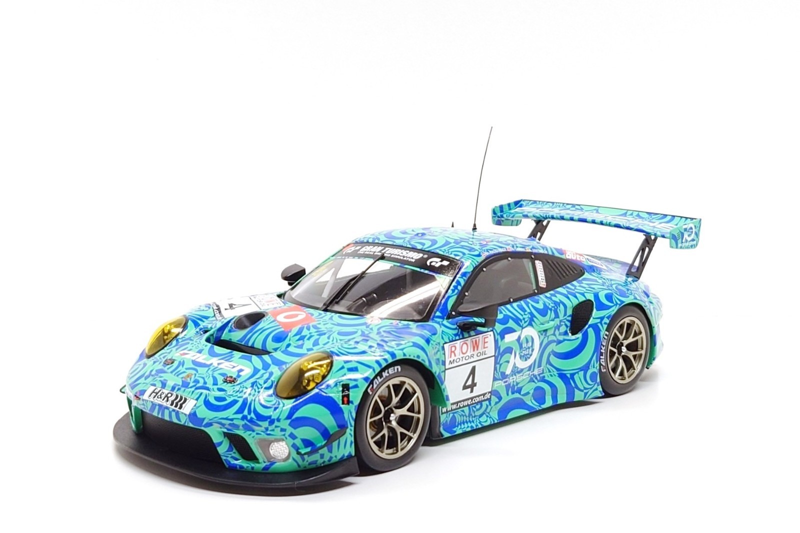 ixo 1:18 Porsche 911 GT3 R #4 Falken Motorsports – VLN 7 Nurburgring 2018
