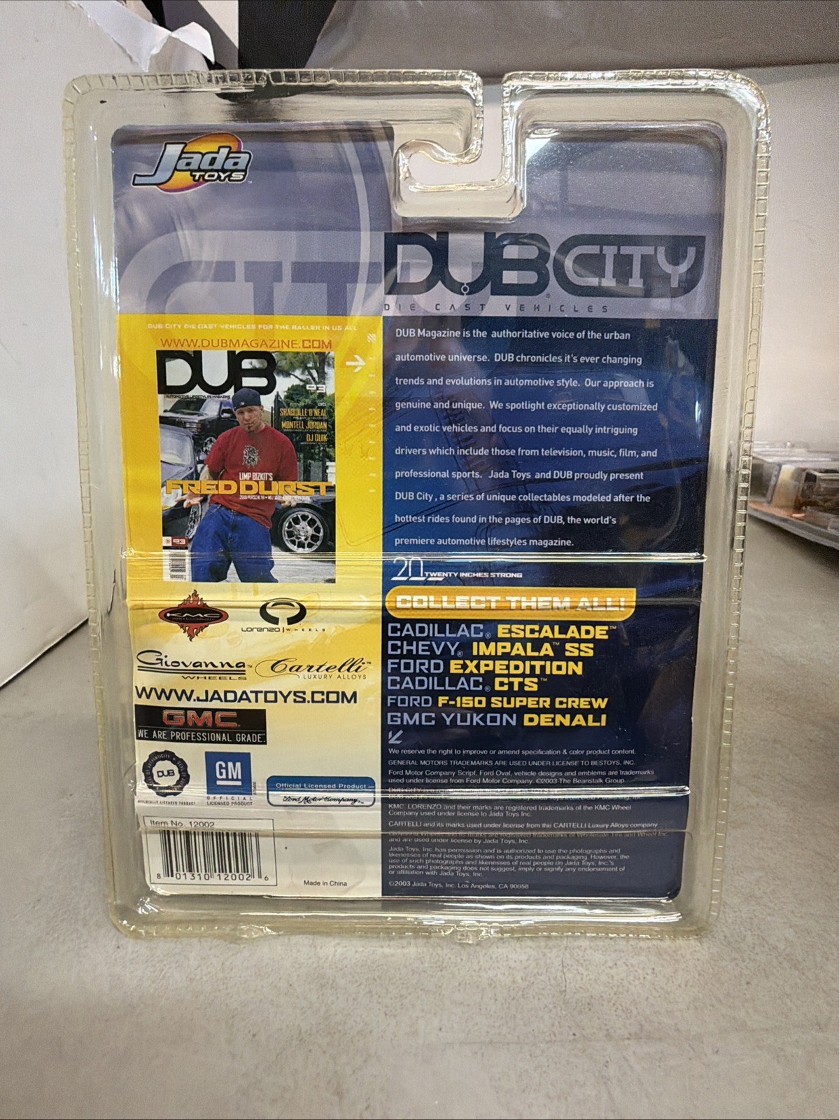 2003 Jada 1:64 Dub City Fire Dept Chevy Impala SS #035 – Red – Diecast – New