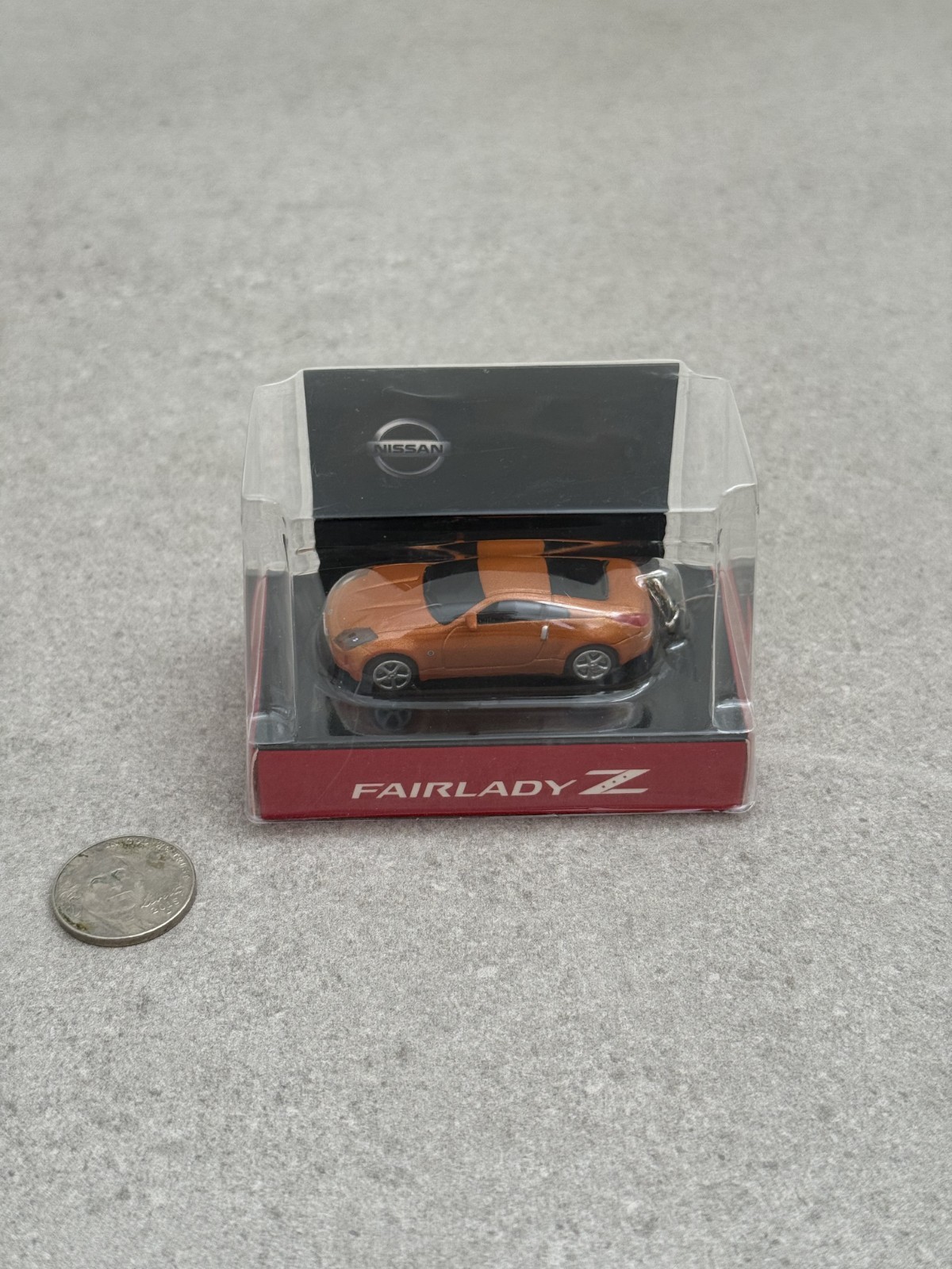 NISSAN FAIRLADY Z Orange Mini Model Car w/ Led Light – From Japan – US Seller