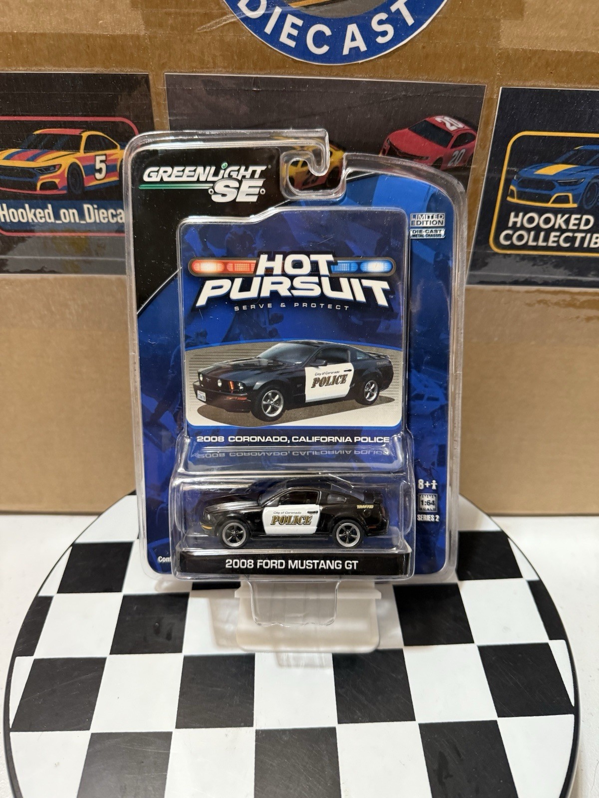 Hot Pursuit Coronado California Police 2008 Ford Mustang GT Series 2 1/64