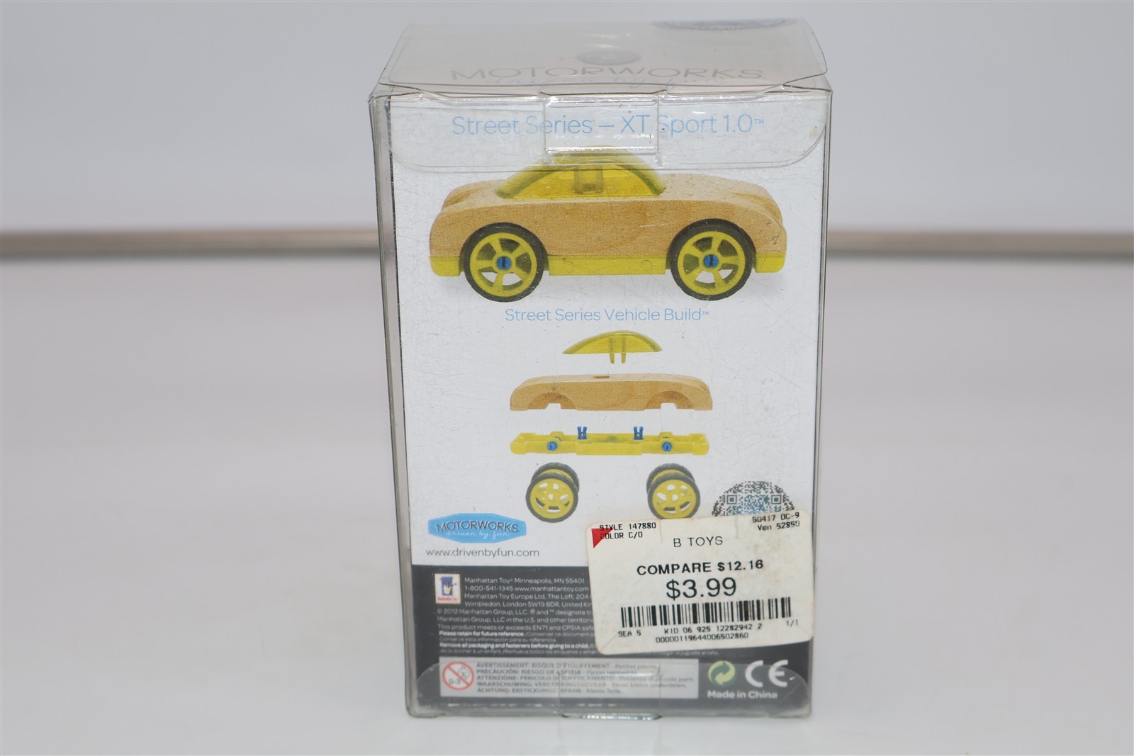 Motorworks – EXS GROUND EFFECTS ROADSTER 1.0 Wooden Car Vehicles Snap-Fit -NEW-