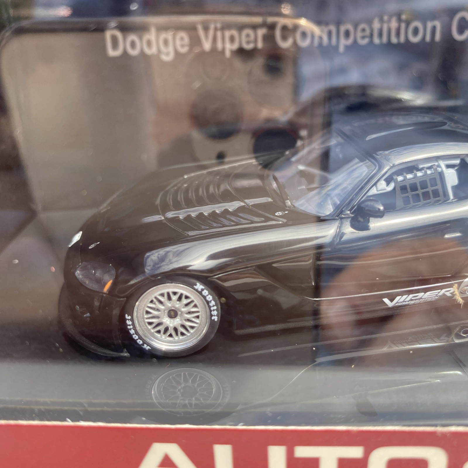 AUTOArt Dodge Viper Competition Coupe 1:43 Scale Black Ref 60421 New Boxed