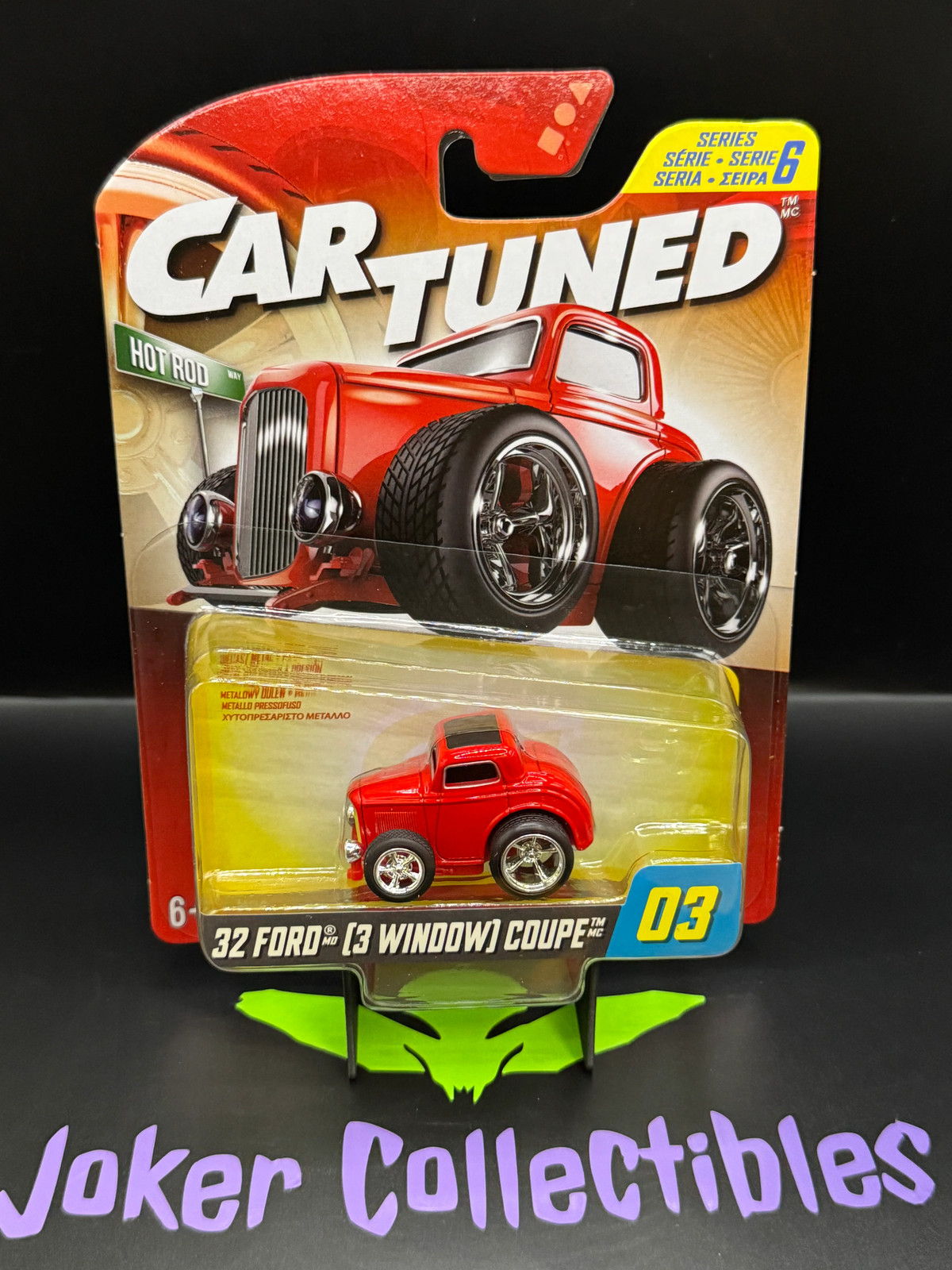 CarTuned Series 6 Hobby Exclusives ’32 Ford 3 Window Coupe Hot Rod # 03 Car Tune