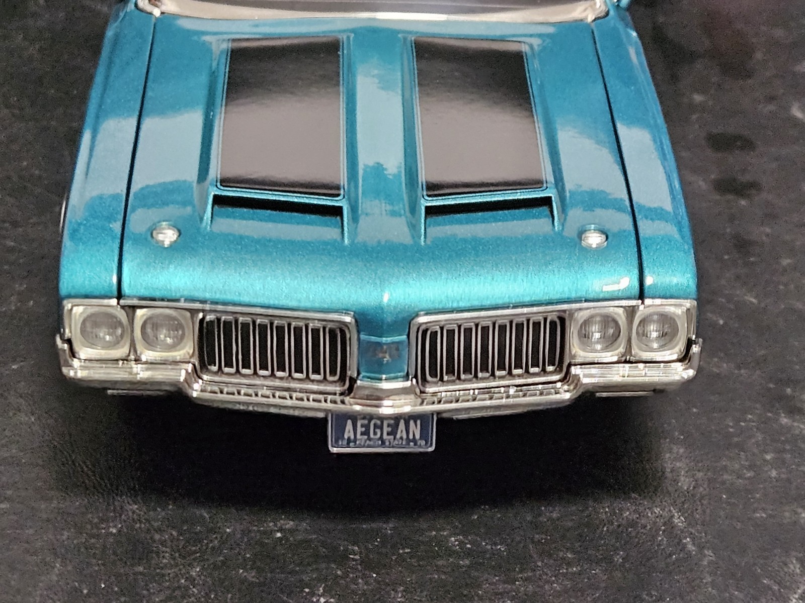 ACME 1:18 SCALE 1970 OLDSMOBILE 442 W-30 IN AEGEAN AQUA METALLIC A1805627. NEW!!